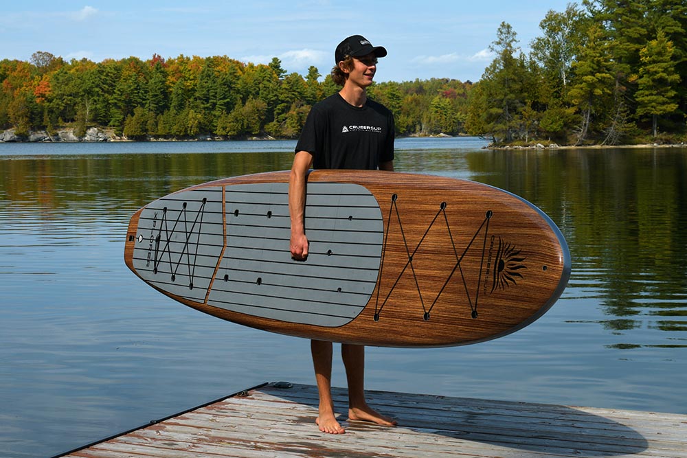Cruiser SUP® XPLORER Woody - Shell Hard Quality Paddle Board Premium